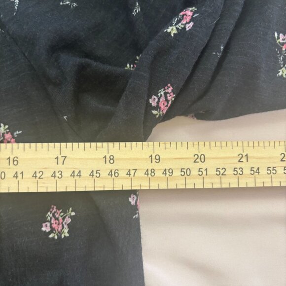 Kohl's SO - Cinch Bottom Boho Top - Black/Pink - Size L - NWT - Picture 7 of 10